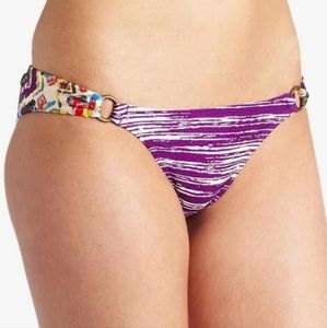 Volcom BNWT 'Tribal Play' Bikini Bottoms, Sz Small Soft Side Rouch Full Swimwear